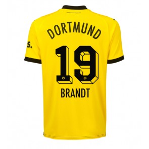Lacne Muži Futbalové dres Borussia Dortmund Julian Brandt #19 2023-24 Krátky Rukáv - Domáci